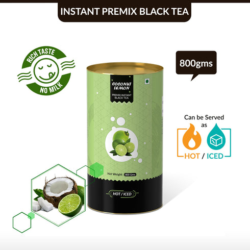 The Tea Planet Coconut Lemon Flavoured Instant Black Tea