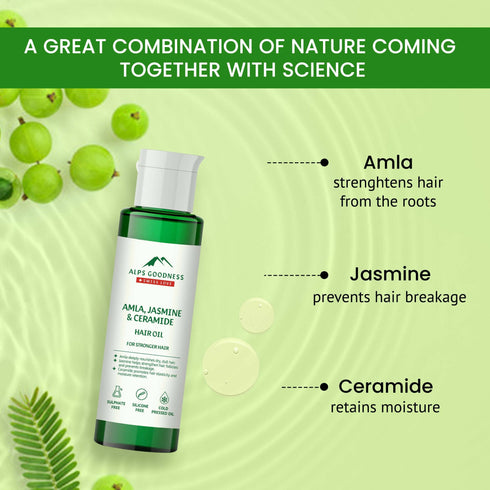 Alps Goodness Amla Jasmine and Ceramide Hair Oil