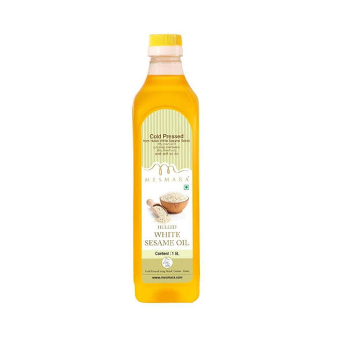 Mesmara Cold Pressed Hulled White Sesame Oil (Nuvvu Pappu)