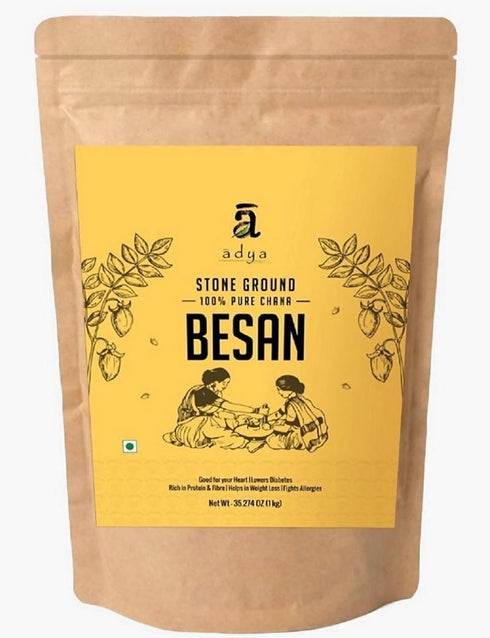 Adya Organics Stone Ground Besan