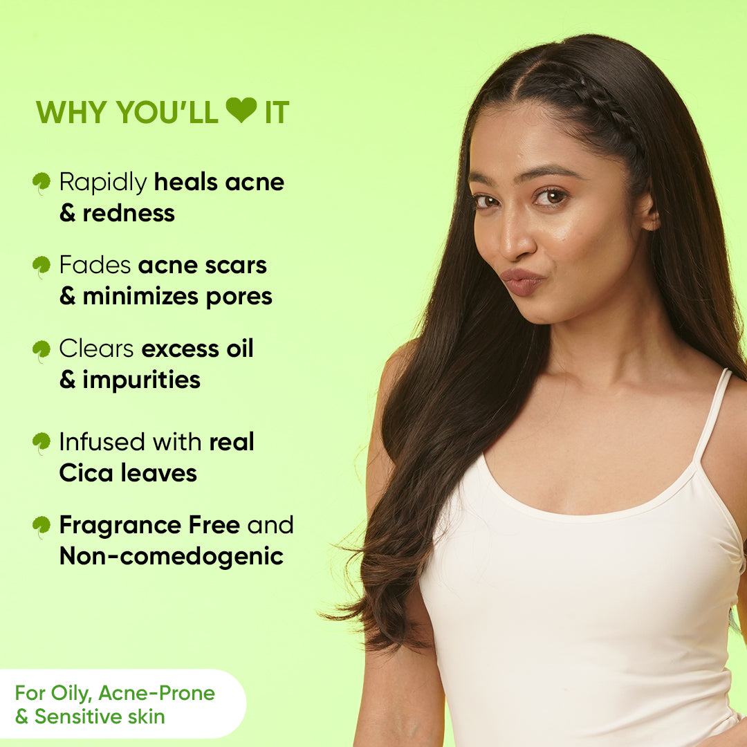 Dot and key Cica & Niacinamide Anti Acne Gel Face Pack PUSHMYCART