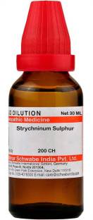 Dr Willmar Schwabe India Strychninum Sulphur Dilution