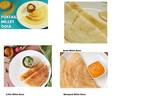PMC Organics Assorted Millet Dosa Ready Mix 800gms