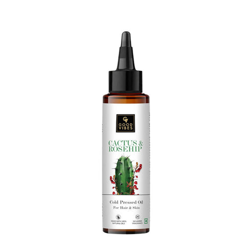 Good Vibes Cactus And Rosehip Cold Pressed Oil For Hair & Skin 100ml