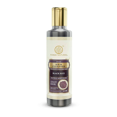 Khadi Natural Black Rice Hair Cleanser 210ml