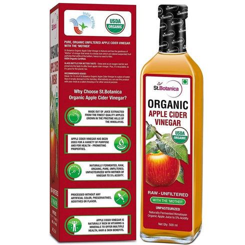 St Botanica Organic Apple Cider Vinegar 500ml