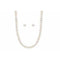 White Pearls Necklace Set - Model 2