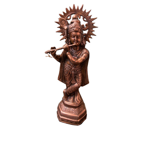 Bronze Metal Krishna Idol