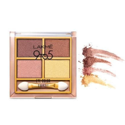 Lakme 9 To 5 Eye Color Quartet Eye Shadow Desert Rose 7G