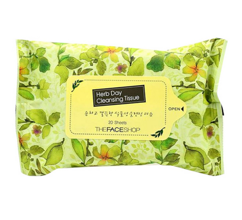 The Face Shop Herb Day Cleansing Tissue