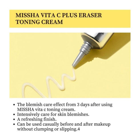Missha Vita C Plus Eraser Toning Cream