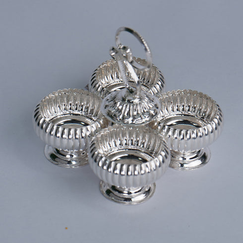 Pure Silver Panchapali Four Bowl Set 50g