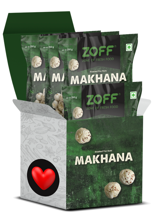 Zoff Makhana| 100g pack of 4
