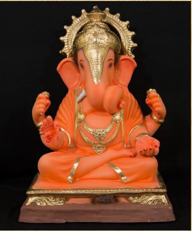 Dagdu Seth - 26 Inch Paper Mache Ganesh - 5000gms