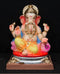 Motha Gol Ring Peshwa - 21 Inch Paper Mache Ganesh - 5000gms