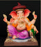 Gol Ring single Load Peshwa - 24 Inch Paper Mache Ganesh - 5000gms