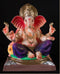 Gol Ring Titwala - 24 Inch Paper Mache Sitting Ganesh - 5000gms