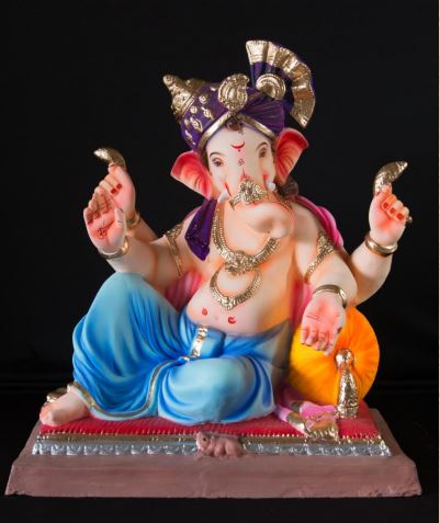 Gujrati Pheta - 24 Inch Paper Mache Ganesh - 5000gms
