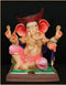 Half Dhotar Malhar - 24 Inch Paper Mache Ganesh WITH CAP - 5000gms
