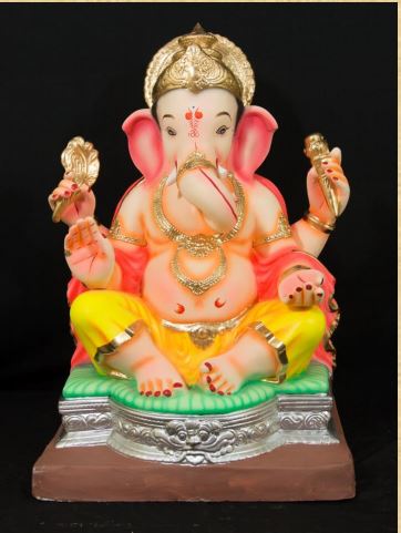 Half Dhotar Titwala - 24 Inch Paper Mache Ganesh - 5000gms