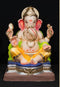 Half Dhotar Titwala - 24 Inch Paper Mache Ganesh with crown - 5000gms