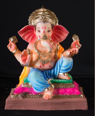 Motha Kaan Chorung- 17 Inch Paper Mache Ganesh - 5000gms