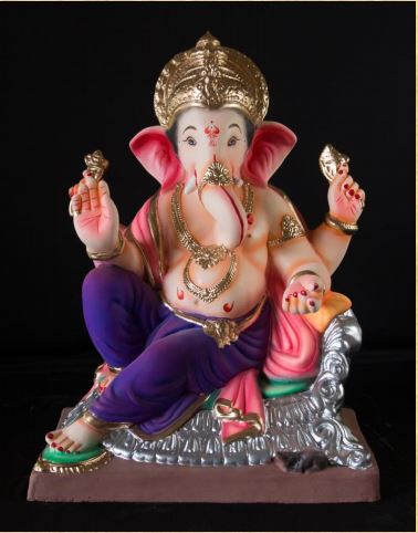 Nakshi Furniture - 24 Inch Paper Mache Ganesh - 5000gms
