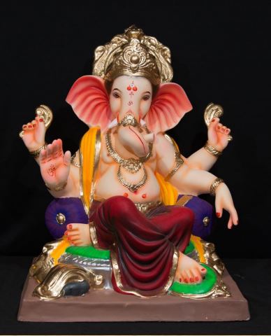 Palthi Mandi Double load - 24 Inch Paper Mache Ganesh - 5000gms