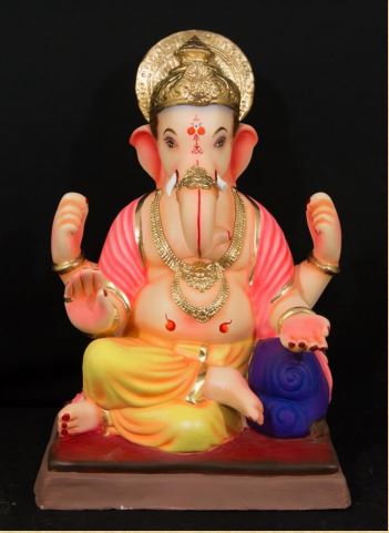Shivrekar - 21 Inch Paper Mache Ganesh - 5000gms