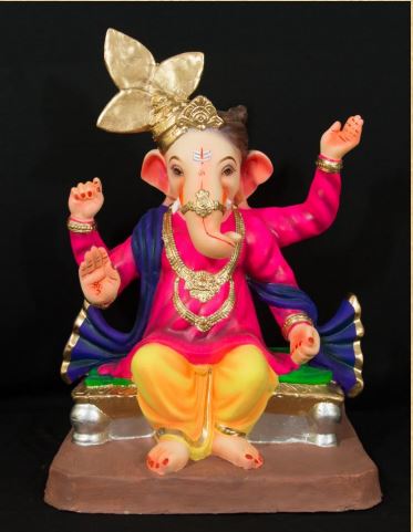 Shreenathji - 22 Inch Paper Mache Ganesh - 5000gms