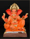Single Load Peshwa - 18 Inch Paper Mache orange Ganesh - 5000gms