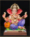 Single Load Peshwa - 18 Inch Paper Mache Ganesh with crown - 5000gms