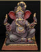 Single Load Pheta - 18 inch Paper Mache Ash Ganesh - 5000gms