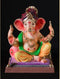 Single Load Pheta - 18 inch Paper Mache Ganesh With brown pagdi - 5000gms