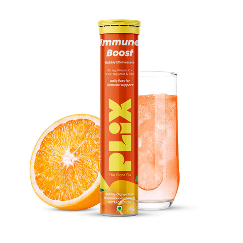 Plix Immune BoostTropical Orange 15 Effervescent Tablet Each