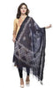 A R Silk Women's Cotton Batik Print Navy Blue Regular Dupatta