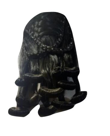 Women's Curly Wavy Hair Extension - Black