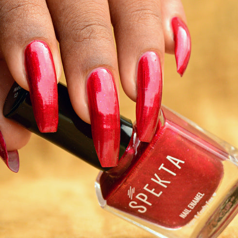 Spekta Galaxy Nail Effects 13 Nebula Red Shimmer