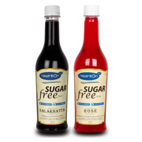 Newtrition Plus Free Syrup Kalakhatta Rose Sugar