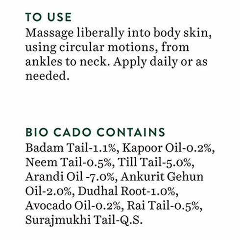 Biotique Advanced Ayurveda Bio Avocado Stress Relief Body Massage Oil 120ml