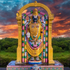 Indian Pooja Backdrop Cloth/Ancient temples/Wedding Decor/Ganesha /Pichwai Cow/Pooja decor/Party Events/Decoration/Fabric 3D printing/Kolam Pooja Print/Venkateswara