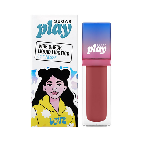 Sugar Play Vibe Check Liquid Lipstick 02 Finesse