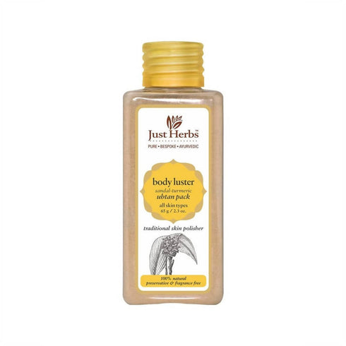 Just Herbs Body Luster Sandal |Turmeric Ubtan Pack