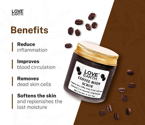 Love Earth Naked and Raw Coffee Body Scrub