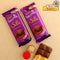 Set of 3 Traditional Pearl Rakhi and Cadbury Silk Chocolates