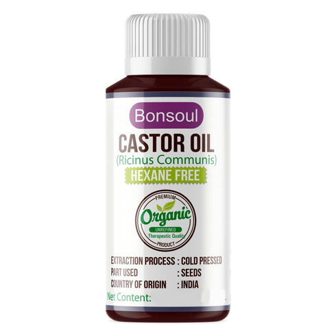 Bonsoul Castor Carrier Oil Hexane Free
