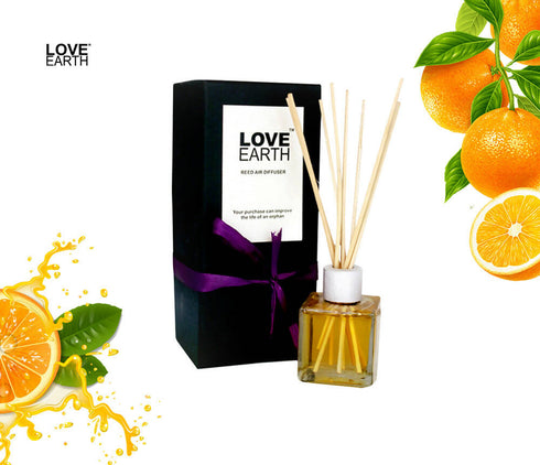 Love Earth Reed Diffuser Orange