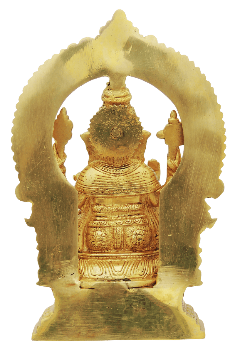 Brass Ganesh Ji God Idol Statue 3.26kg PUSHMYCART
