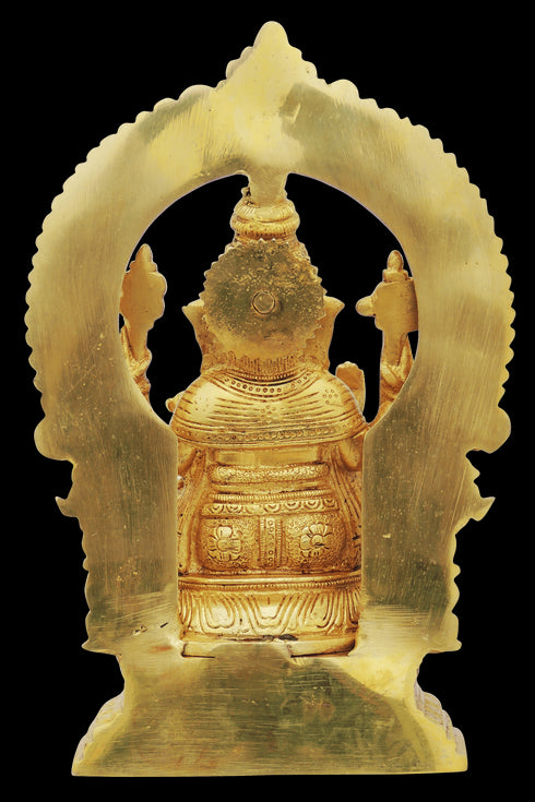 Brass Ganesh Ji God Idol Statue 3.26kg