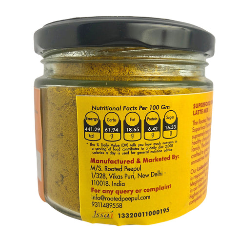 Rooted Peepul Spiced & Superfood Turmeric Latte Mix Combo